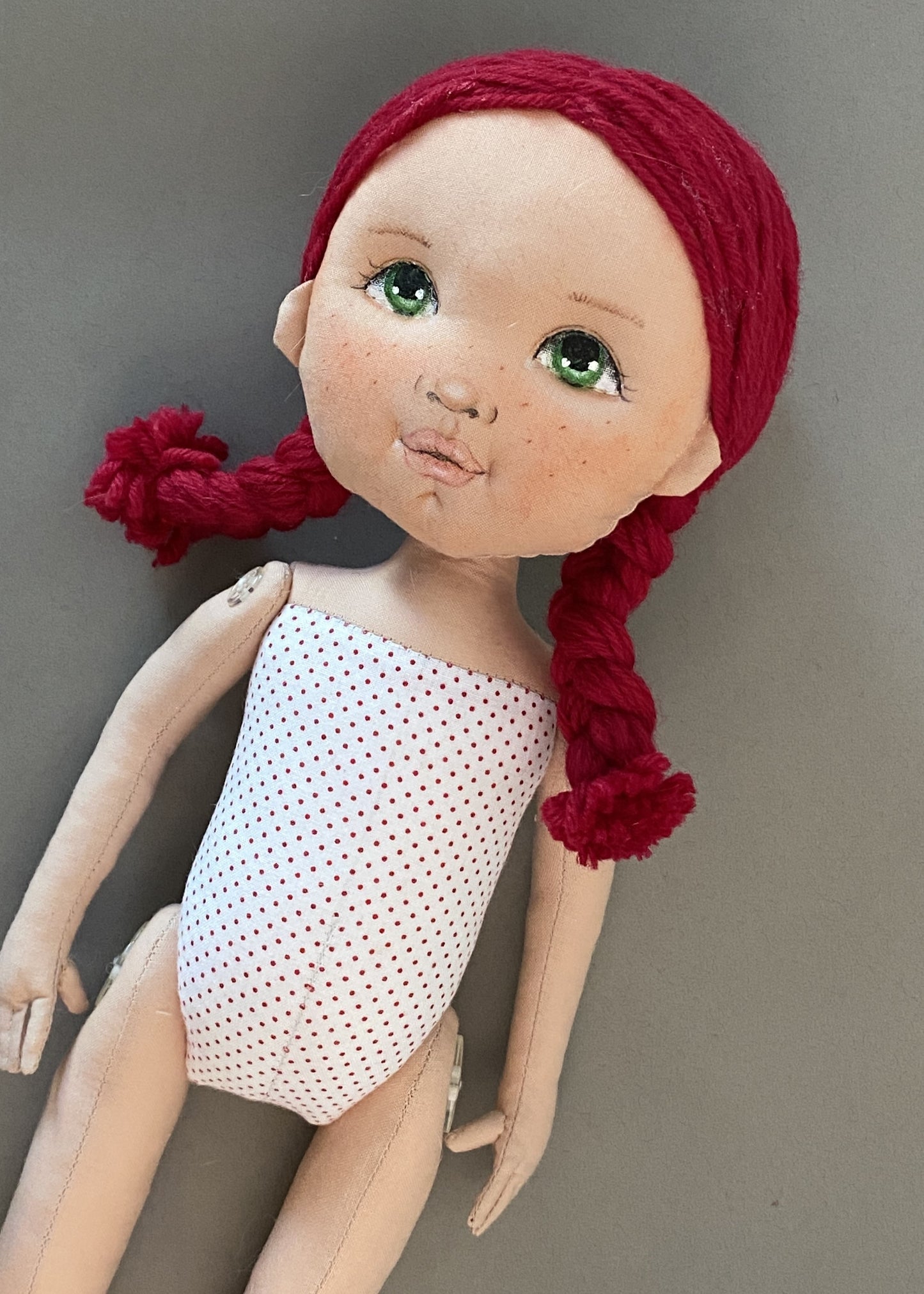 40cm Doll Body Pattern 🎀 Standing Doll Body (3-hairstyle)