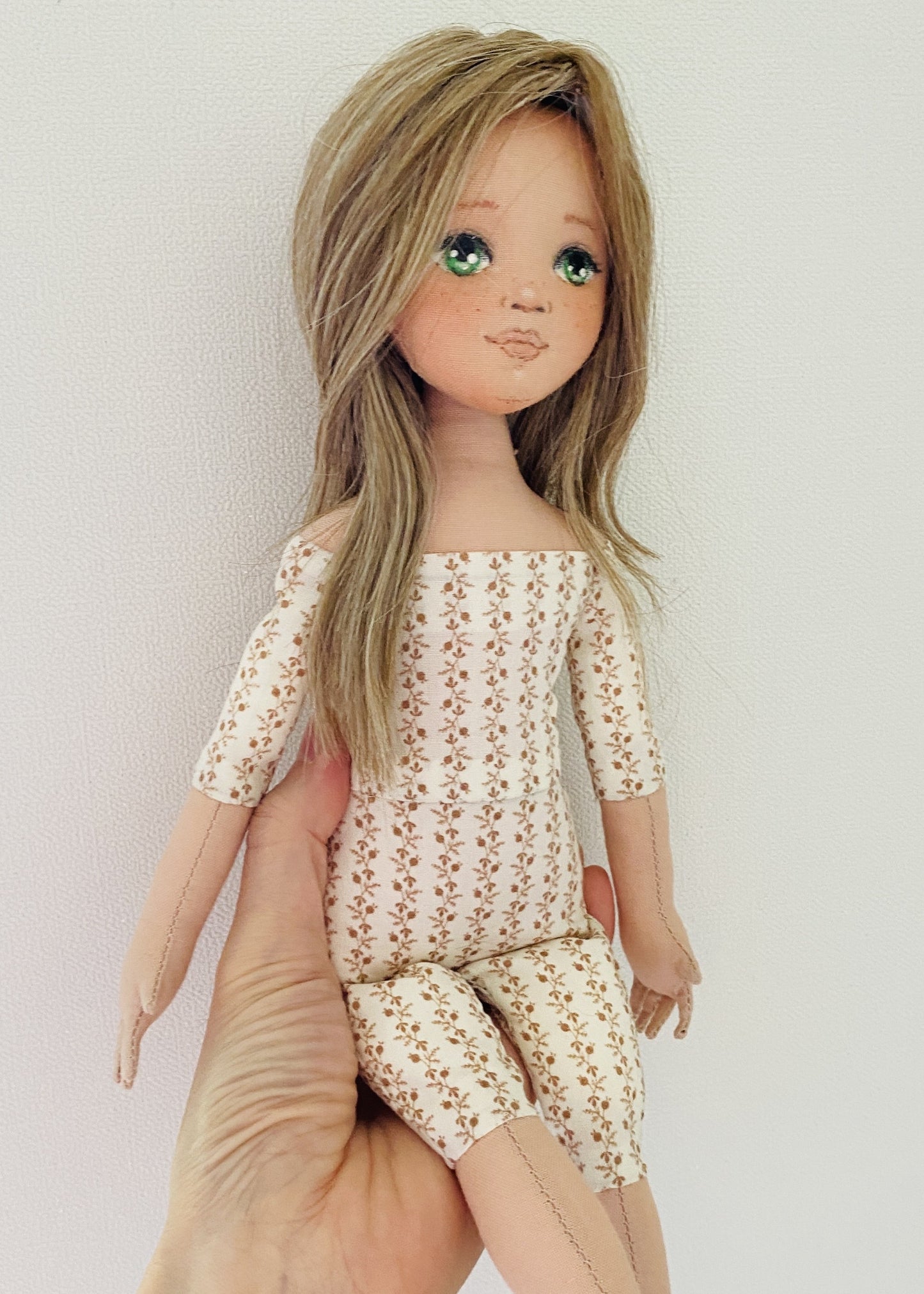 33cm Doll Body Pattern🧵All-in-one Doll Body / No Face center seam
