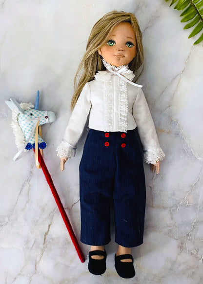 33cm Doll cloth Pattern -Petit Dollwear Collection (Dress-Up)