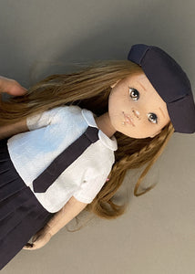 33cm Doll cloth Pattern / School Unfofrm Set (Dress-Up)