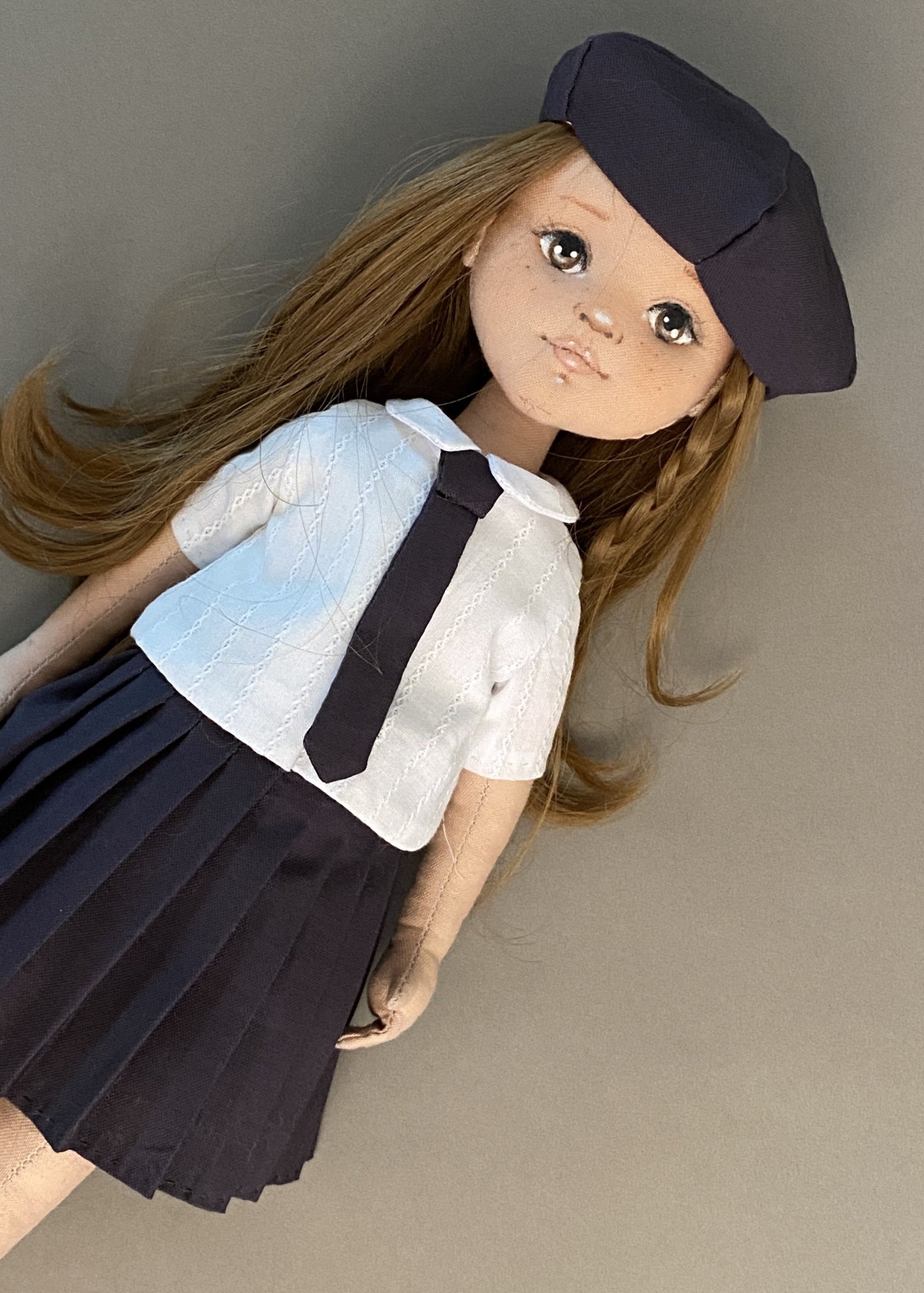 33cm Doll cloth Pattern👚 School Unfofrm Set (Dress-Up)