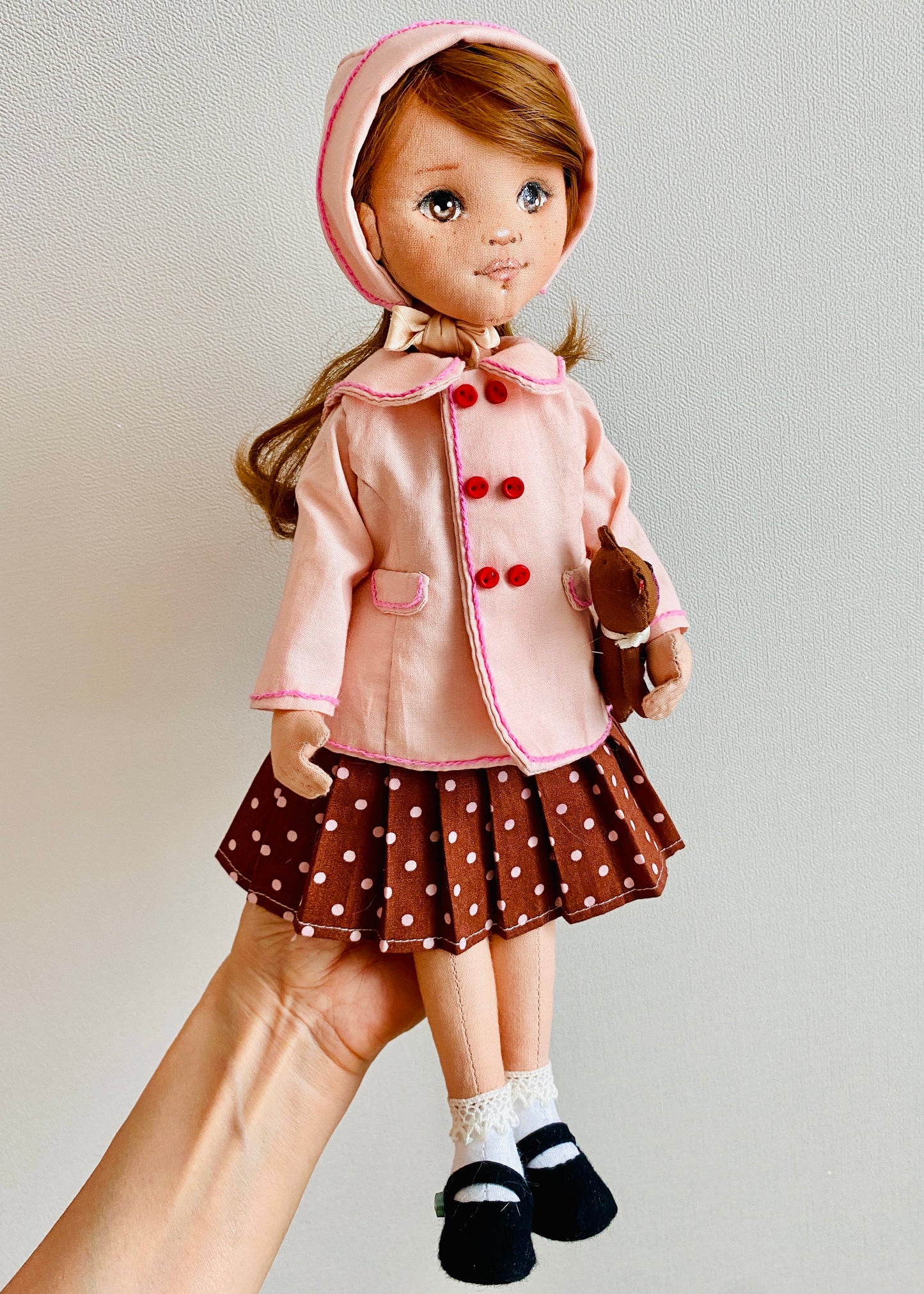 33cm Doll cloth Pattern👚Lily’s Classic Outfit  (Dress-Up)