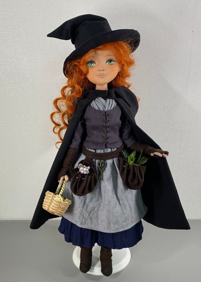 35cm doll Pattern🩱 Triple Witch Collection 🎃/ No Face center seam