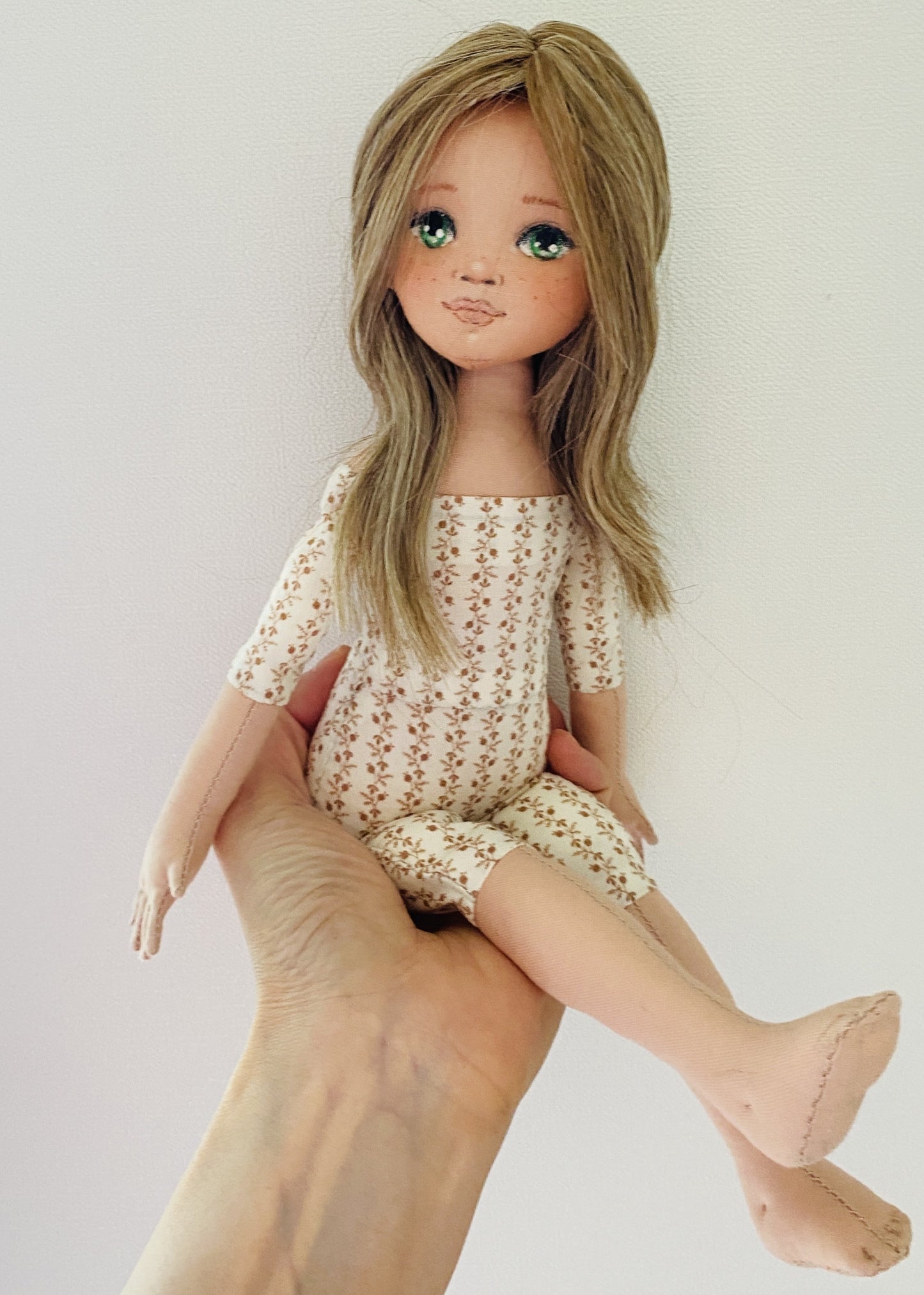 33cm Doll Body Pattern🧵All-in-one Doll Body / No Face center seam
