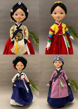 Load image into Gallery viewer, Hanbok doll / Woman Hanbok
