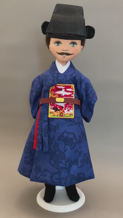 Hanbok doll 👘 Wedding & Official Robe (Gwanbok)