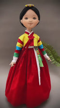 Load and play video in Gallery viewer, Hanbok doll / Woman Hanbok
