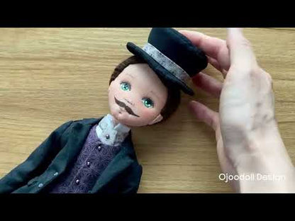 35cm doll Pattern🩱 Gentleman