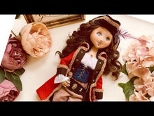 Load and play video in Gallery viewer, 35cm doll Pattern / Captain (Face center seam)
