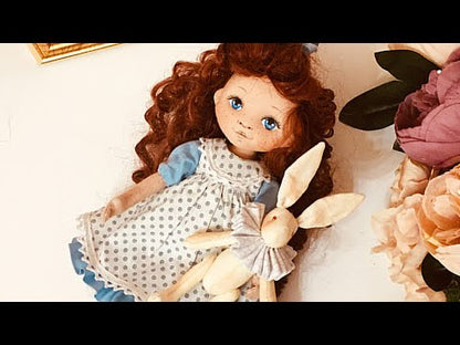 25cm Doll Clothes Pattern 🧵 Alice & Rabbit (Dress-Up)