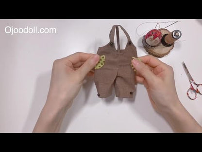 25cm Doll Clothes Pattern🧵 TomBoy (Dress-Up)