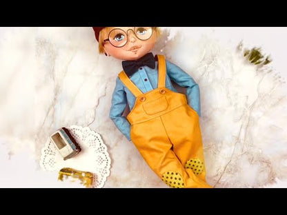 40cm Doll Pattern 🌈 (J) John Clothing Sets (Face center seam)