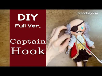 Easy Doll Pattern🌈 Captain Hook & Crocodile
