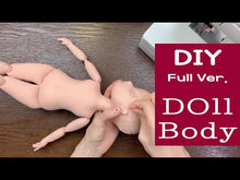 Load and play video in Gallery viewer, 40cm Doll Body Pattern / Basic Jointed Doll Body (Face center seam)
