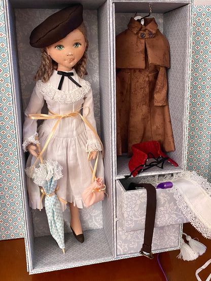 35cm doll Pattern🩱 Victorian Style Collection / No Face center seam