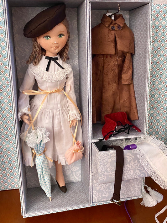 35cm doll Pattern🩱 Victorian Style Collection / No Face center seam