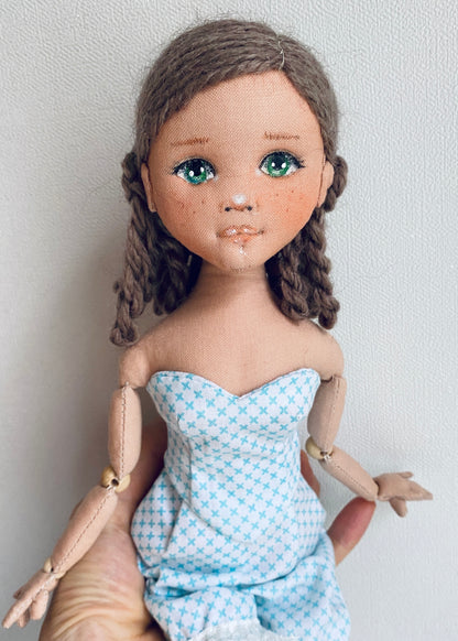 35cm doll Pattern🩱 Victorian Style Collection / No Face center seam
