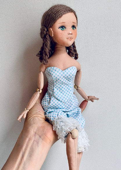 35cm doll Pattern🩱 Victorian Style Collection / No Face center seam