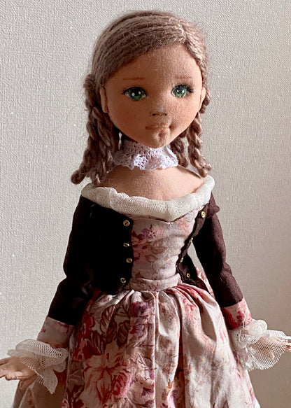 35cm doll Patten🩱Princess / No Face center seam