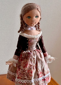 35cm doll Patten🩱Princess / No Face center seam