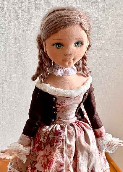35cm doll Patten🩱Princess / No Face center seam