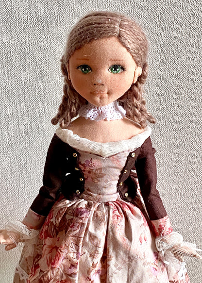 35cm doll Patten🩱Princess / No Face center seam