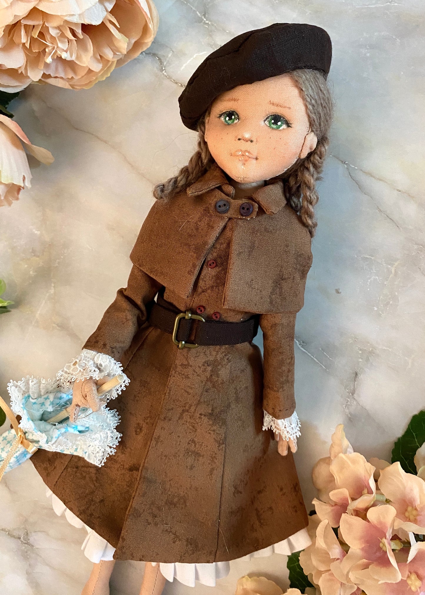 35cm doll Pattern🩱 Victorian Style Collection / No Face center seam