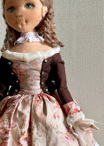 35cm doll Patten🩱Princess / No Face center seam