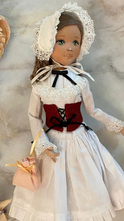 35cm doll Pattern🩱 Victorian Style Collection / No Face center seam
