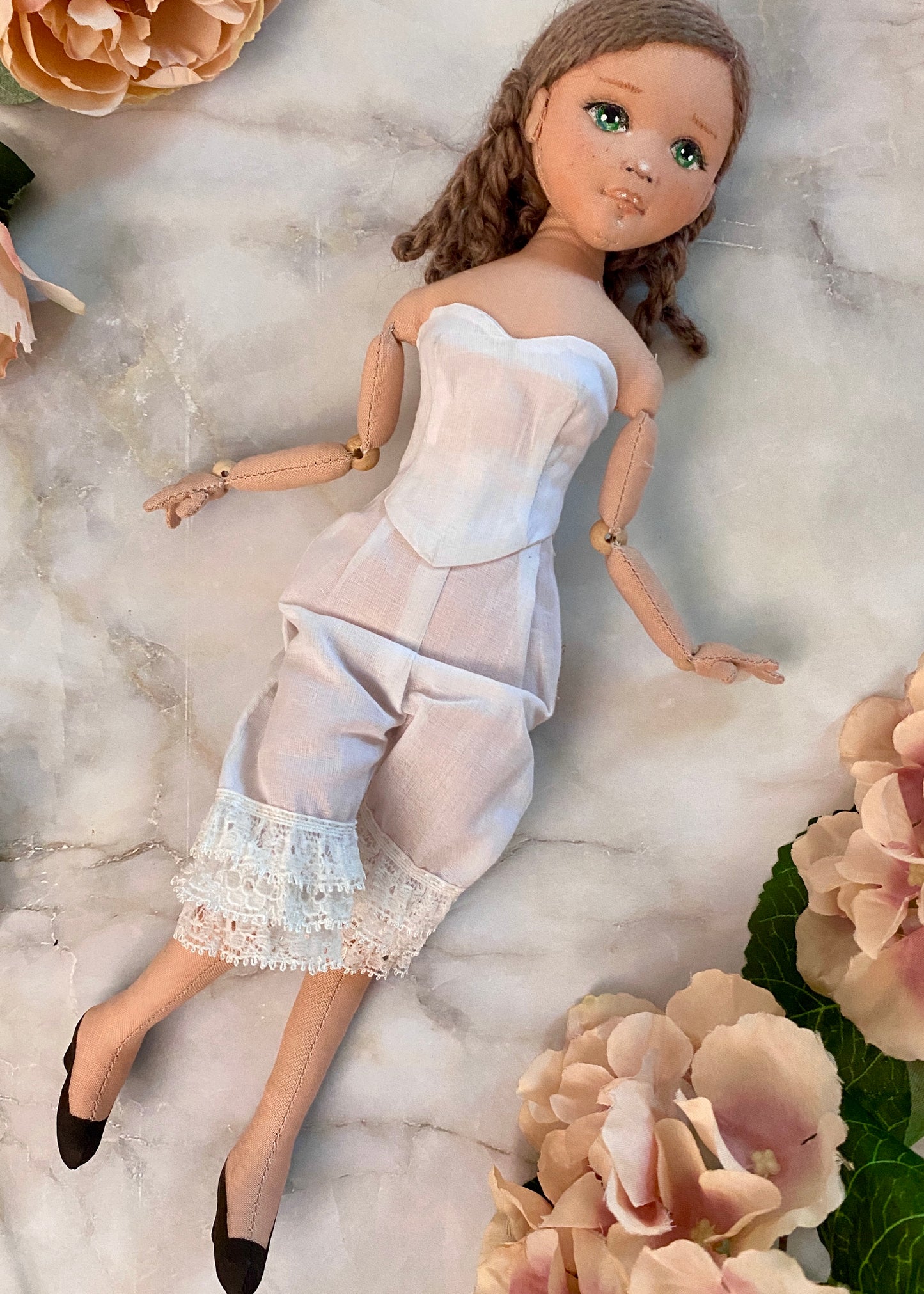 35cm doll Pattern🩱 Victorian Style Collection / No Face center seam