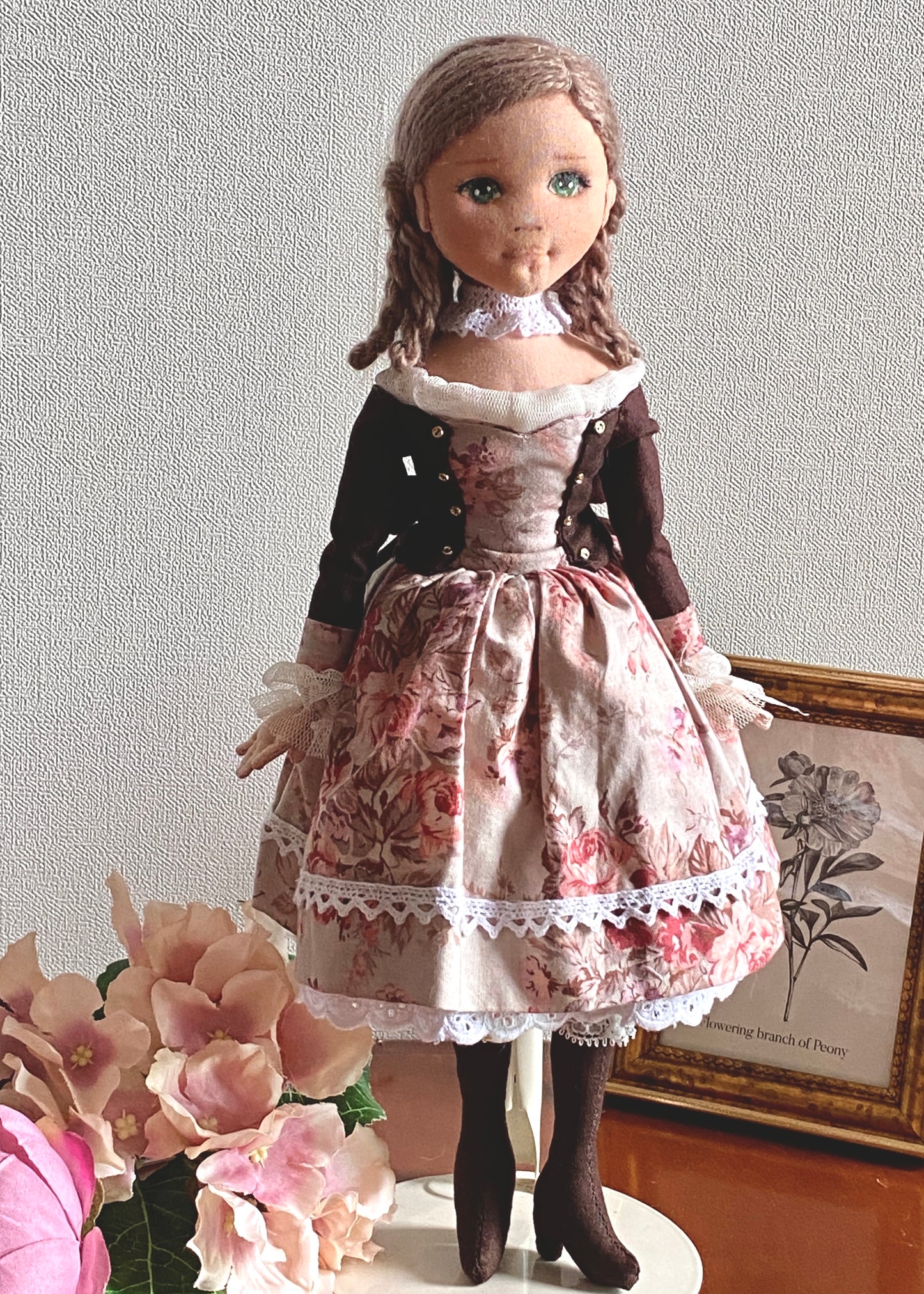 35cm doll Patten🩱Princess / No Face center seam