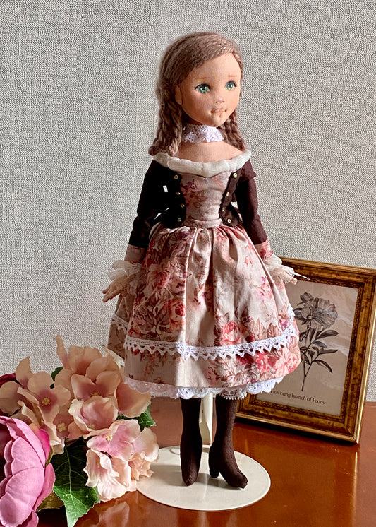 35cm doll Patten🩱Princess / No Face center seam