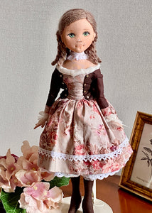 35cm doll Patten🩱Princess / No Face center seam