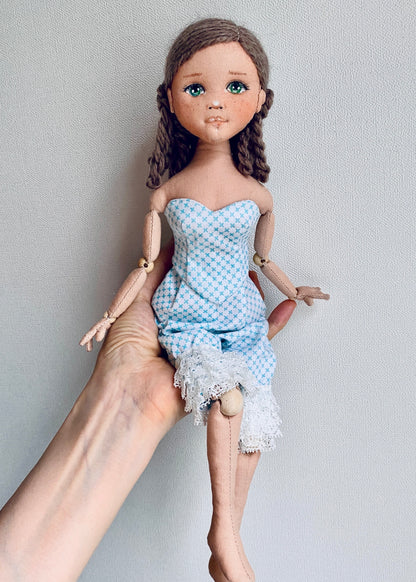 35cm doll Pattern🩱 Victorian Style Collection / No Face center seam