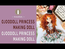 Load and play video in Gallery viewer, 35cm doll Pattern /  Lady Hatt (Face center seam)
